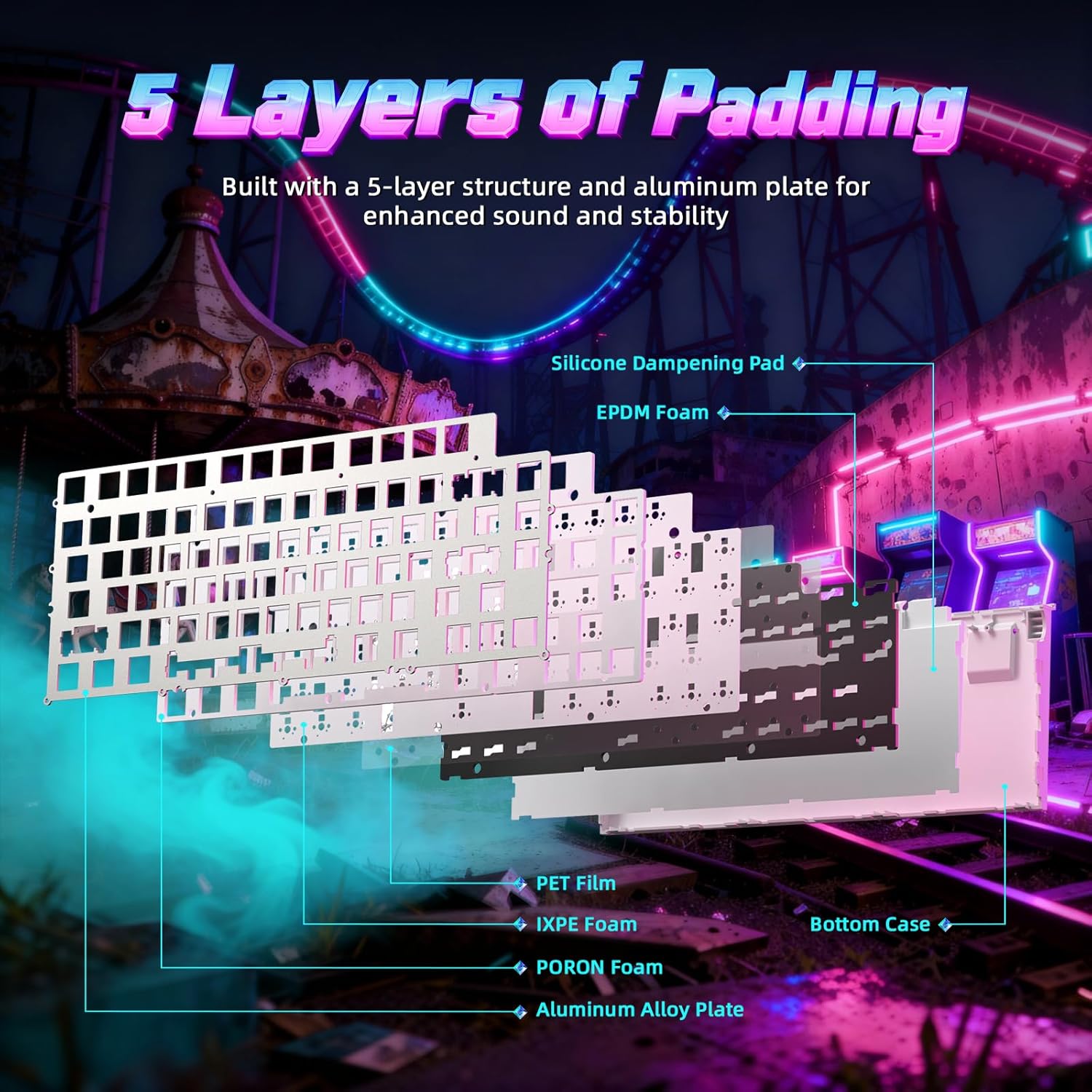 ATTACK SHARK R85 HE Wired 75% RGB Keyboard - AHW Store