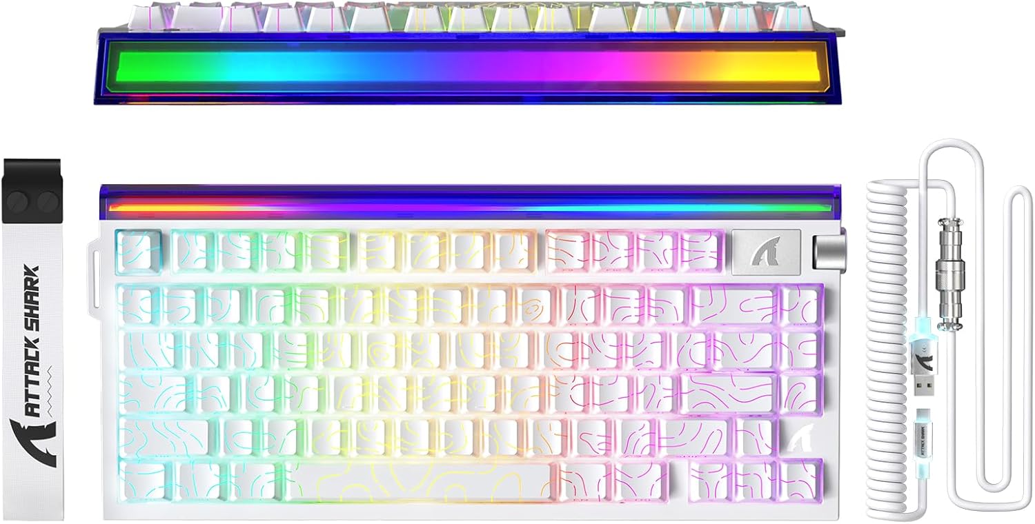 ATTACK SHARK R85 HE Wired 75% RGB Keyboard - AHW Store
