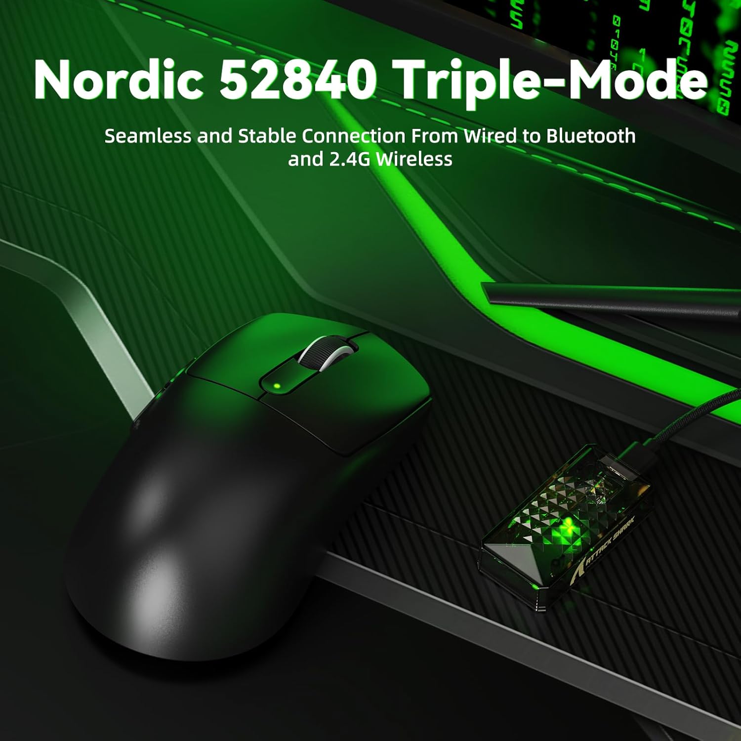 ATTACK SHARK V5 Wireless Gaming Mouse - AHW Store