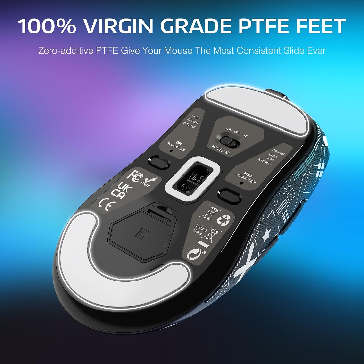 ATTACK SHARK X3 Lightweight Wireless Gaming Mouse - AHW Store