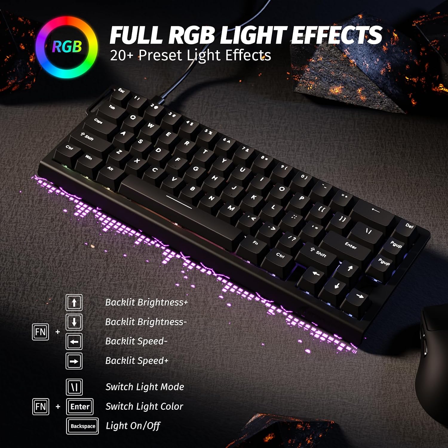 ATTACK SHARK X68 HE Rapid Trigger Keyboard - AHW Store