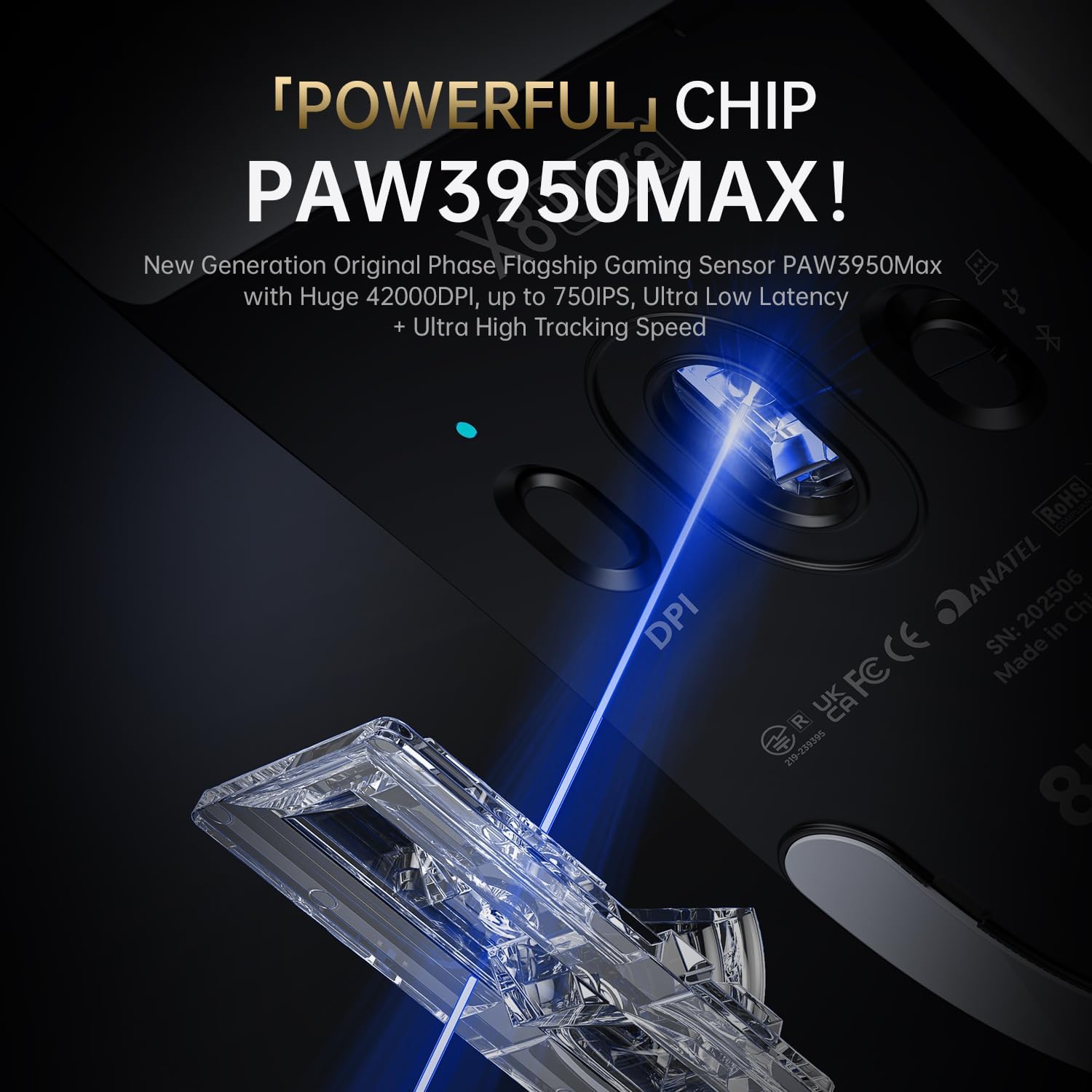 ATTACK SHARK X8 Ultra Lightweight Wireless Mouse - AHW Store