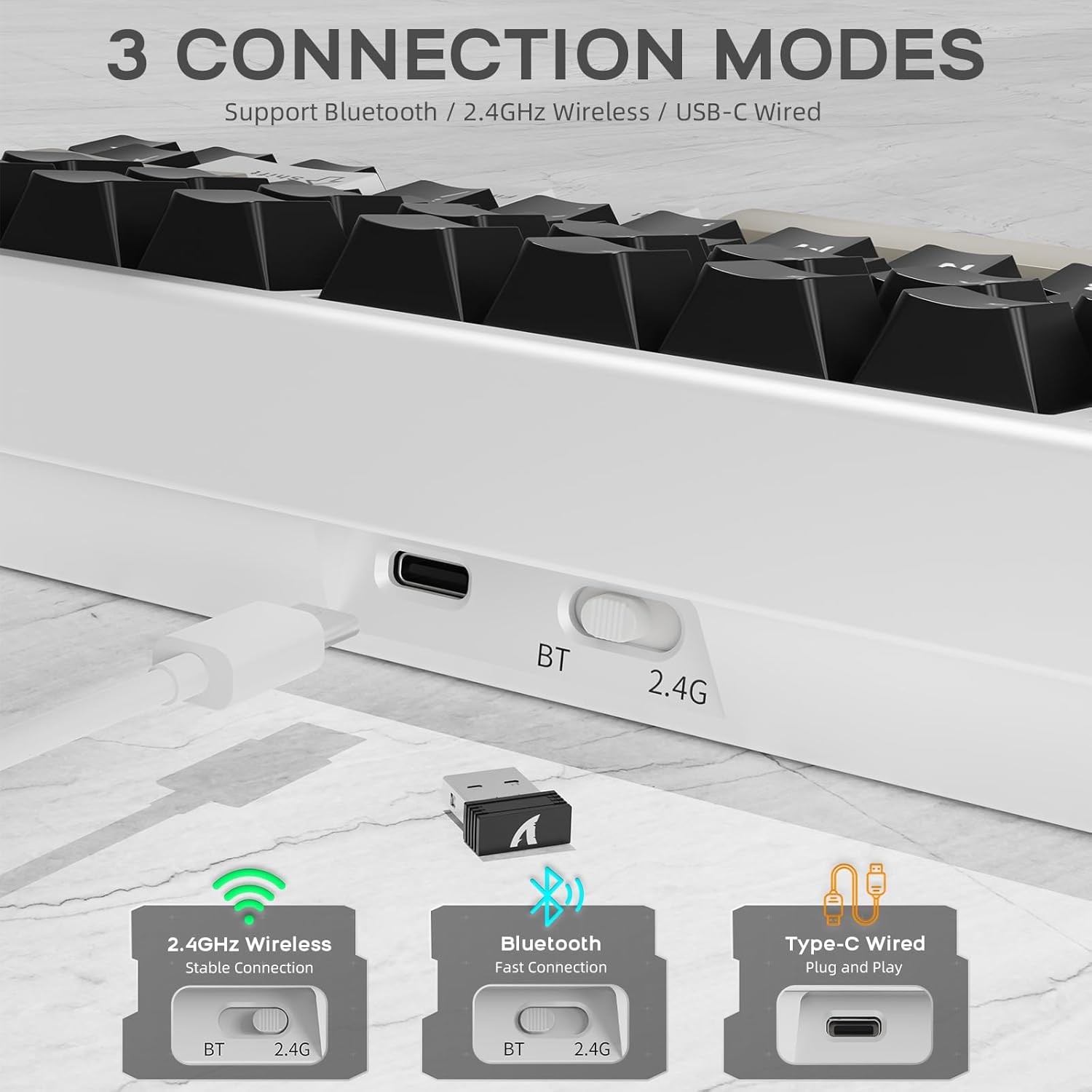 ATTACK SHARK X86 Wireless Mechanical Keyboard - AHW Store