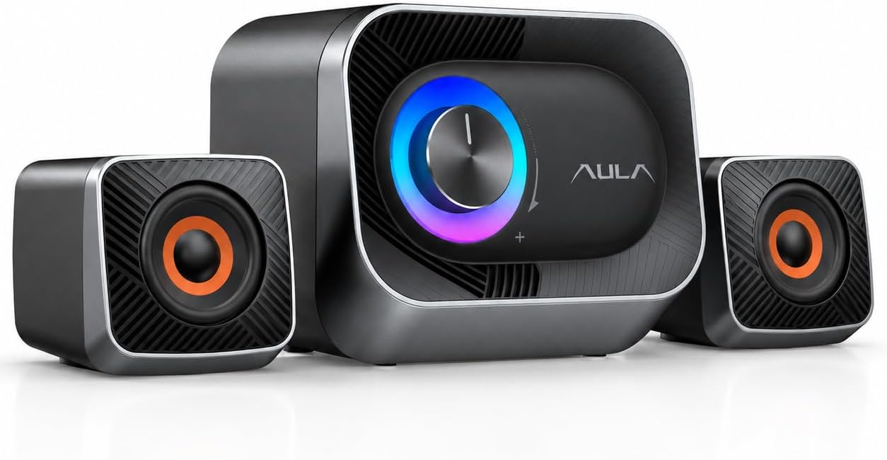 AULA A200 Pro 2.1 Stereo Gaming Speakers - AHW Store