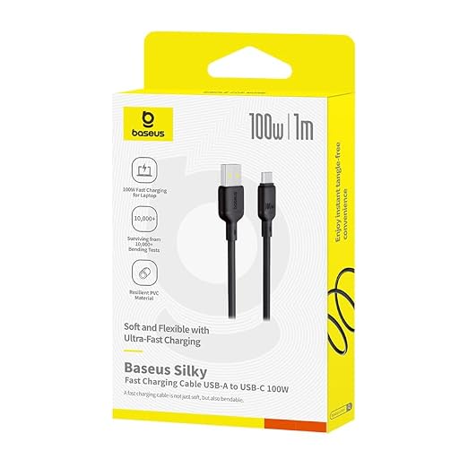 Baseus 100W USB-A to USB-C Charging Cable - AHW Store