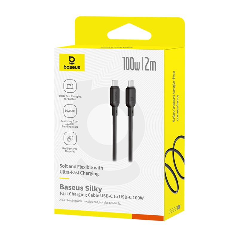 Baseus 100W USB-C to USB-C 2M Braided Cable - AHW Store