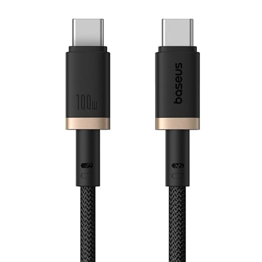 Baseus 100W USB-C to USB-C Braided Cable 2m - AHW Store