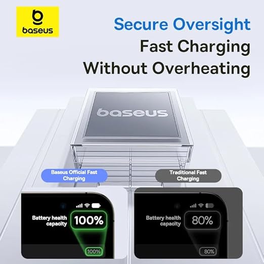 Baseus 20W PD Type - C to Lightning Cable with LED Power Display (1Meter) – Nylon Braided Fast Chargin - AHW Store