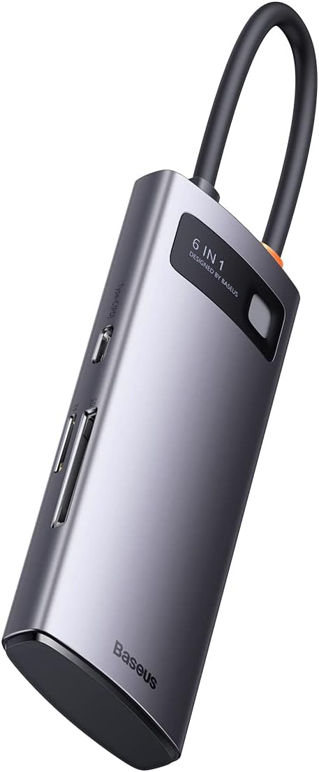 Baseus 6-in-1 Type-C Hub Docking Station - AHW Store