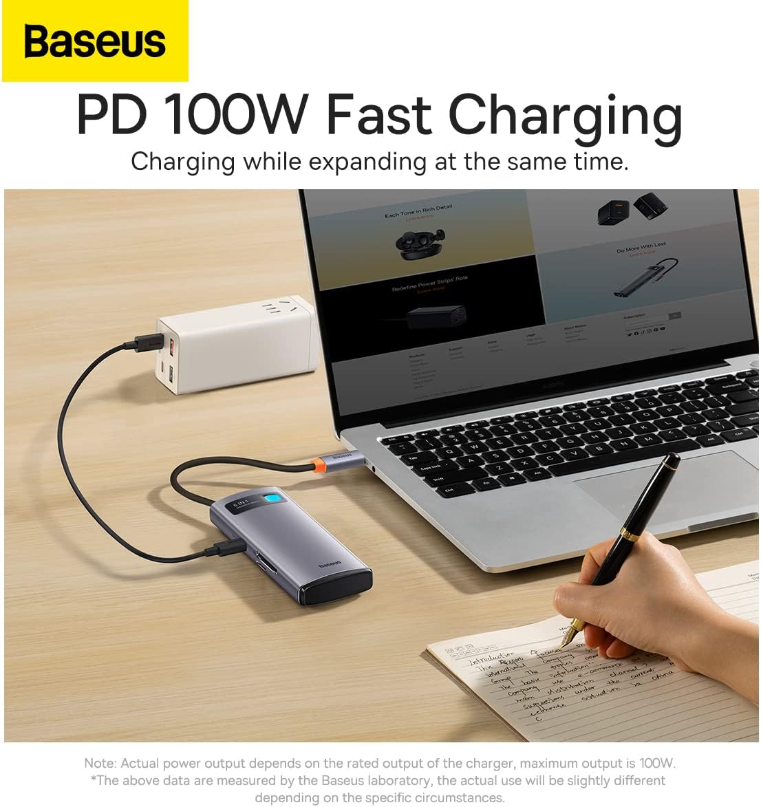 Baseus 6-in-1 Type-C Hub Docking Station - AHW Store