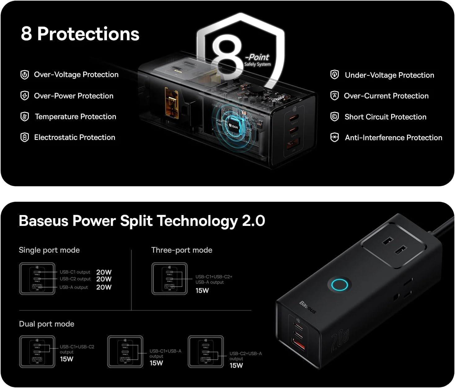 Baseus 6-Port Fast Charging Hub - AHW Store