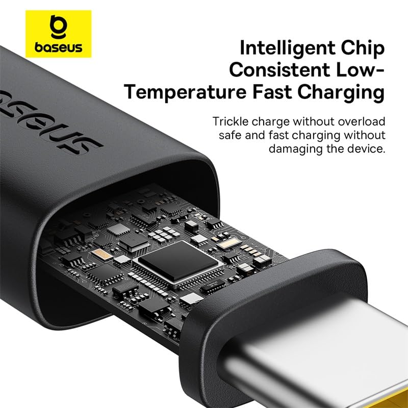 Baseus 60W Braided USB-A to USB-C Cable - AHW Store