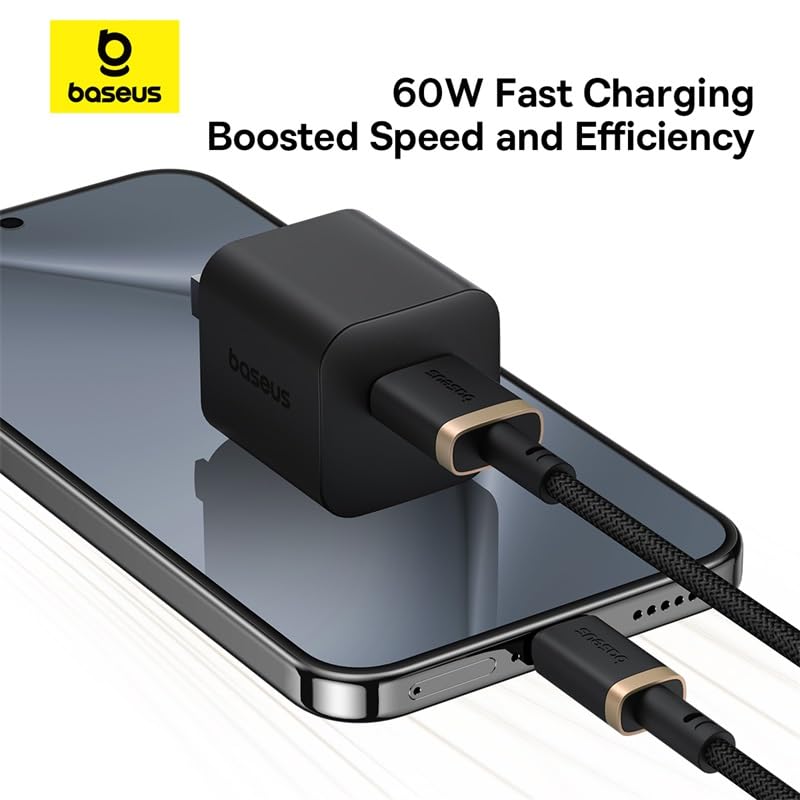 Baseus 60W Braided USB-A to USB-C Cable - AHW Store