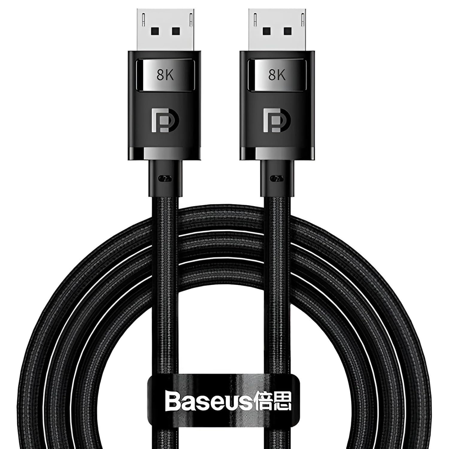 Baseus DP 1.4 Cable 1.5M Braided 8K Resolution 240Hz High Frame Rate 1ms Sync 32Gbps HDR 10+ 12 - Bit Color 3D Support Gaming Monitor Graphics Card PC Wire - AHW Store