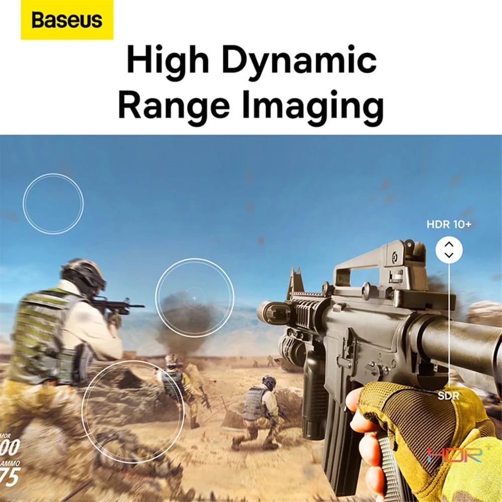 Baseus DP 1.4 Cable 1.5M Braided 8K Resolution 240Hz High Frame Rate 1ms Sync 32Gbps HDR 10+ 12 - Bit Color 3D Support Gaming Monitor Graphics Card PC Wire - AHW Store