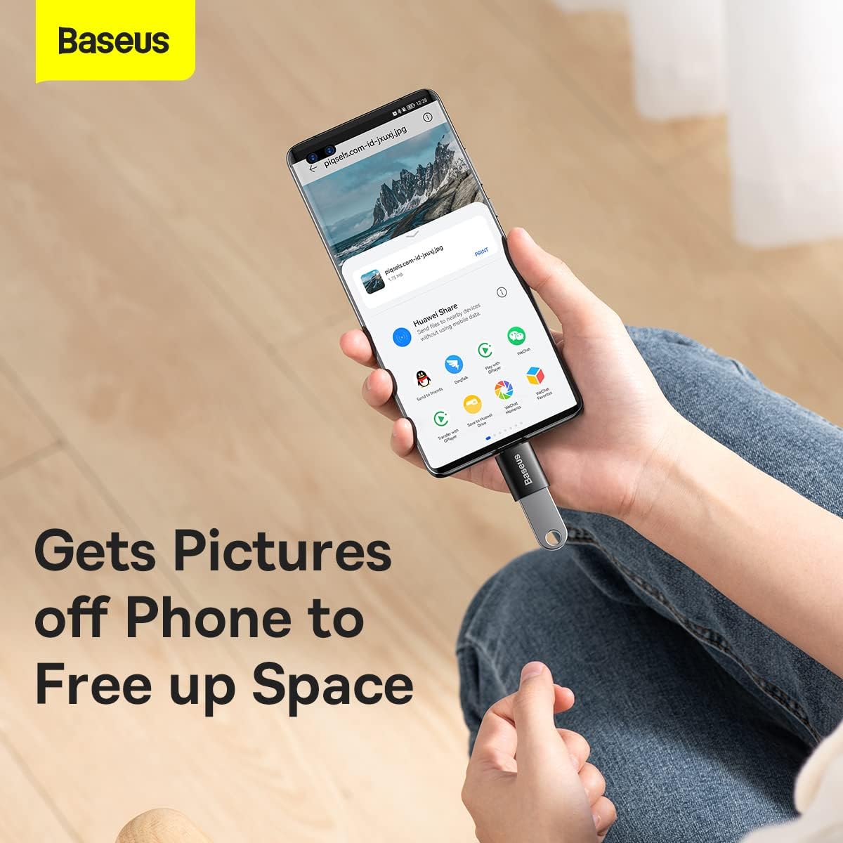 Baseus Mini OTG Adapter USB-C to USB-A 3.1 - AHW Store