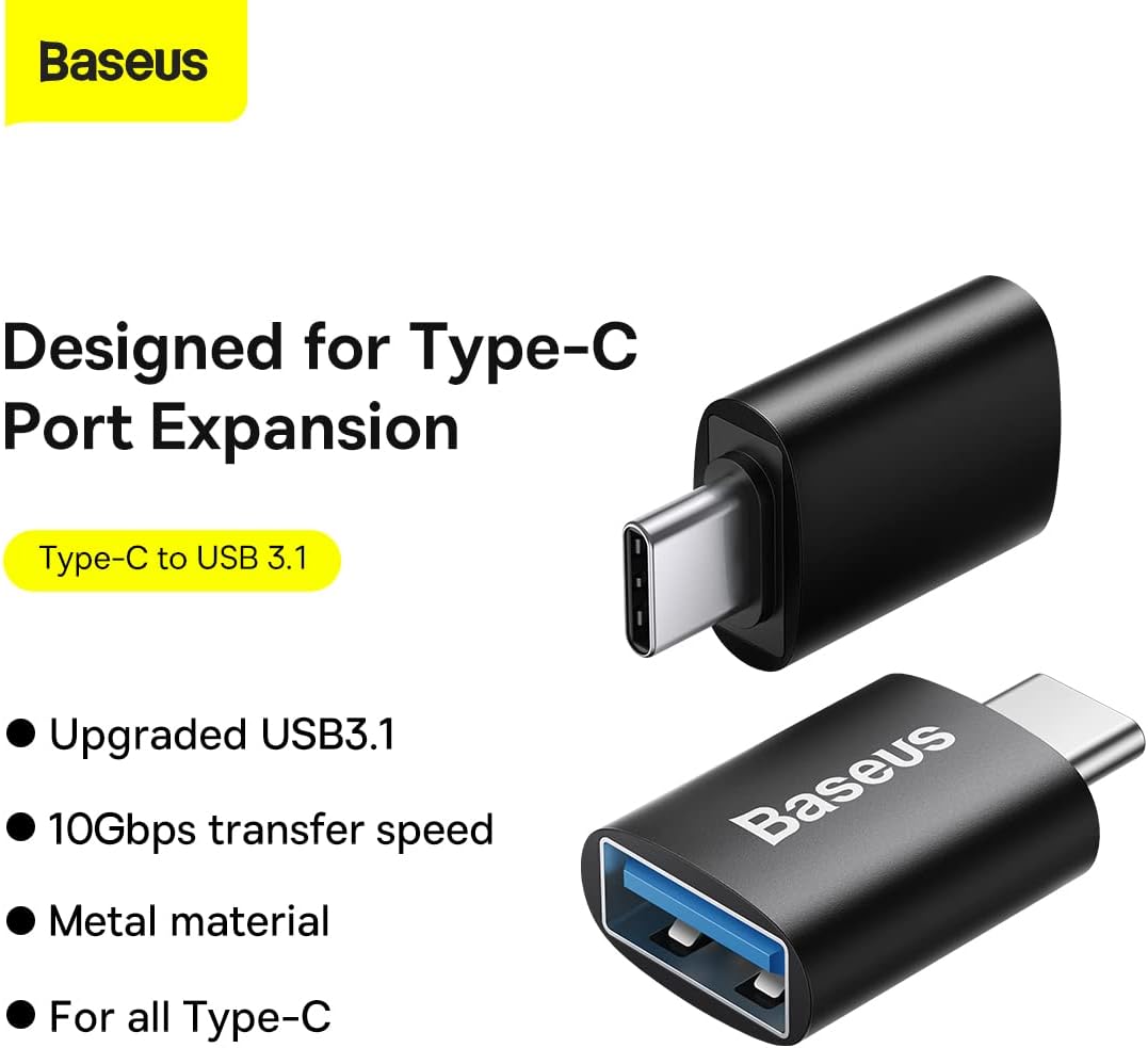 Baseus Mini OTG Adapter USB-C to USB-A 3.1 - AHW Store