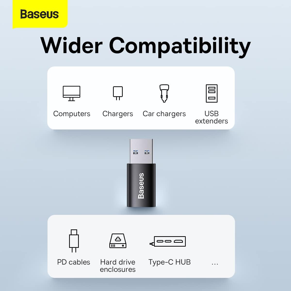 Baseus Mini OTG USB 3.1 to Type-C Adapter - AHW Store