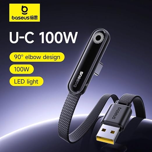 Baseus MVP 3 USB - A to USB - C 100W Fast Charging Cable (2 Meter) Gaming Cable 480Mbps Data Sync Cord - AHW Store
