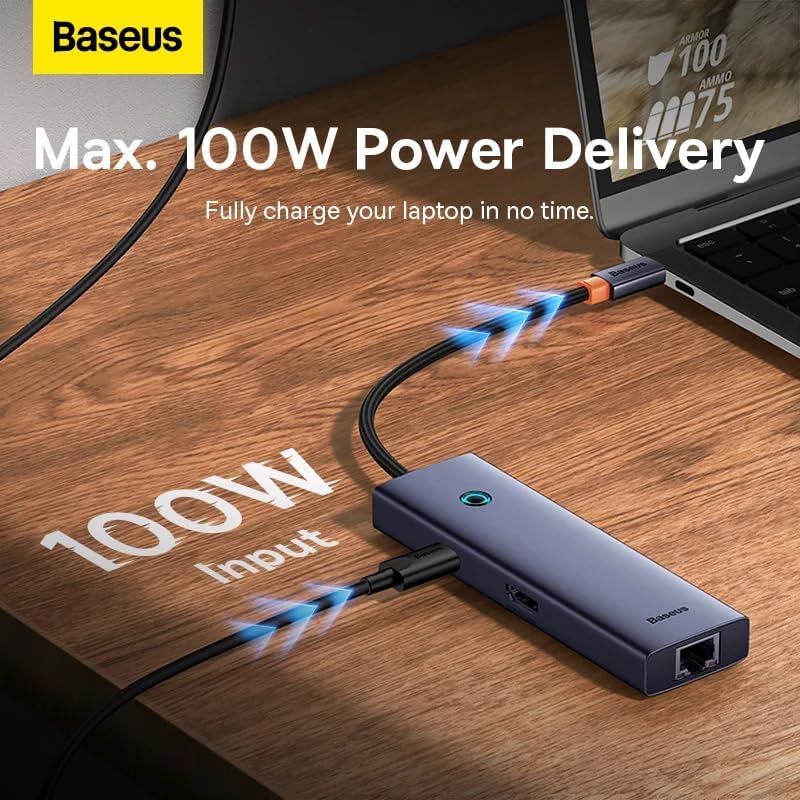Baseus UltraJoy AIR 6-Port USB-C Docking Station - AHW Store