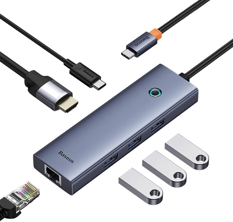 Baseus UltraJoy AIR 6-Port USB-C Docking Station - AHW Store