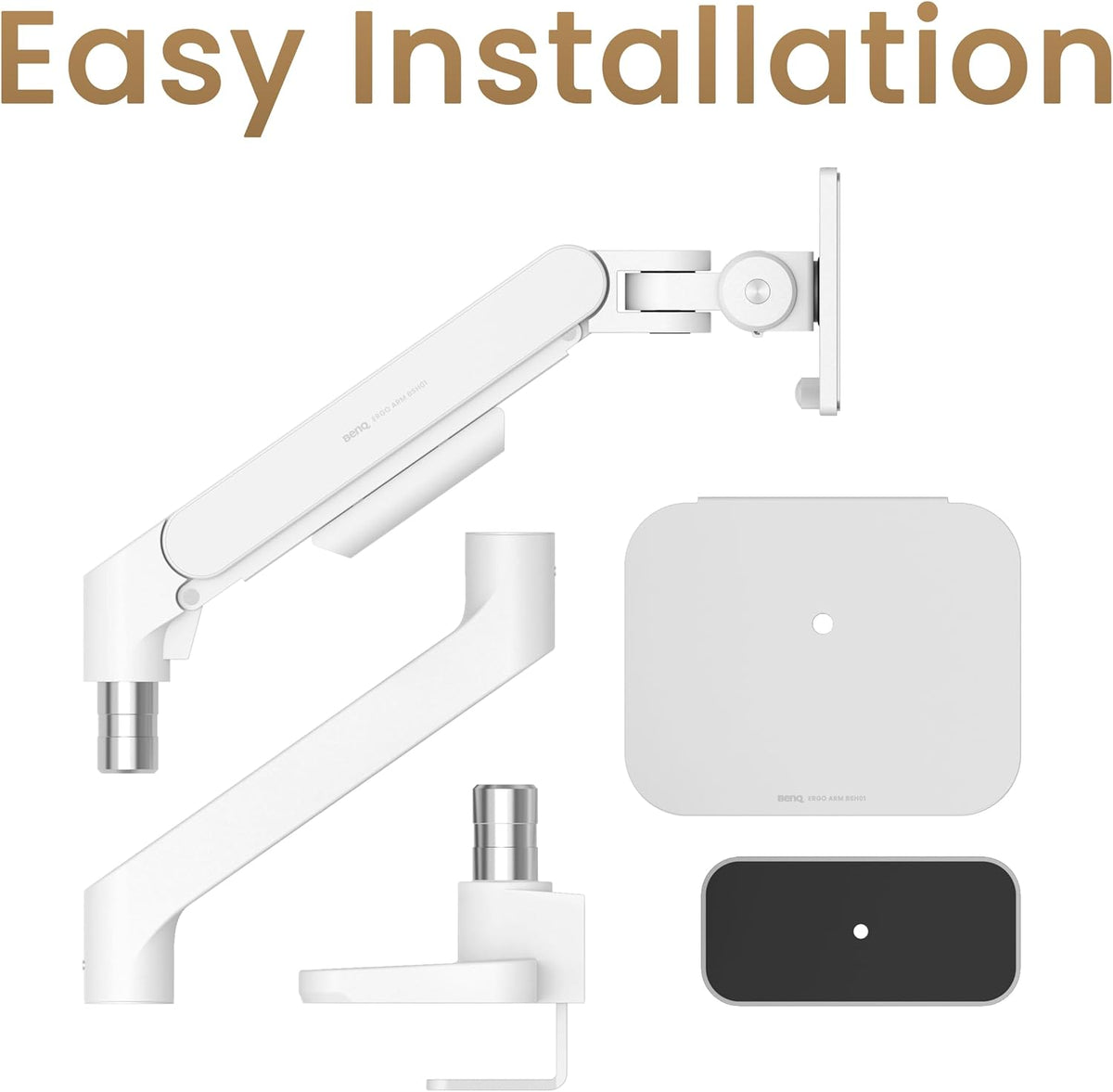 BenQ BSH02 Ergo Gas Spring Monitor Arm – Up to 45" & 19 kg - AHW Store