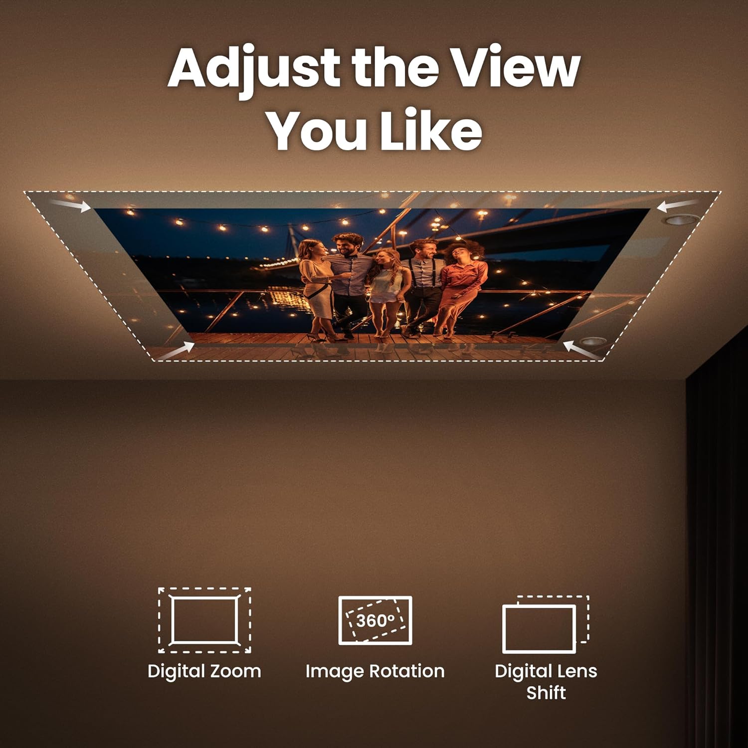 BenQ GV50 1080p 500lm Ceiling Projector - AHW Store