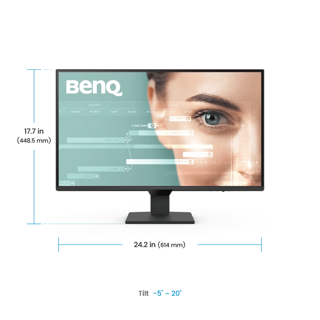 BenQ GW2790Q Office Monitor 27 Inch IPS 2K 100Hz 5Ms Black - AHW Store