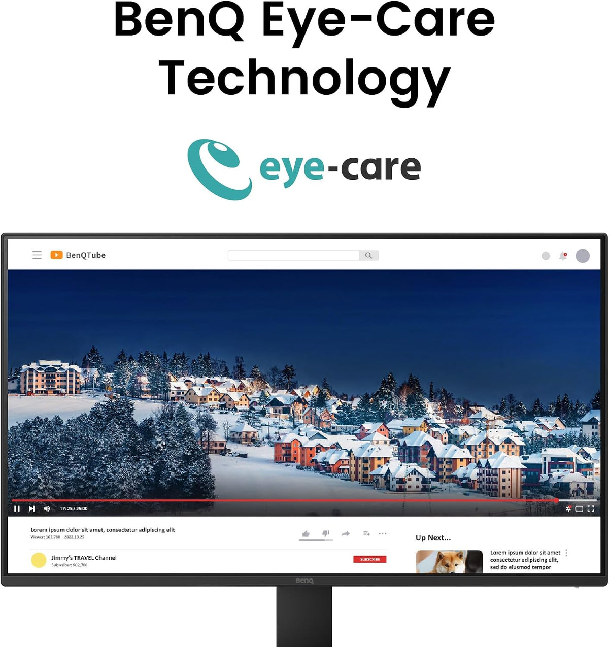BenQ GW2791 27 FHD 1920x1080 100Hz IPS Gaming Monitor, 99% sRGB, HDMI, DisplayPort, Ultra Slim Bezel, TUV-Certified, Flicker-Free, Low Blue Light Plus, Eye-CareU Tech, Black, 3 Year Warranty - AHW Store