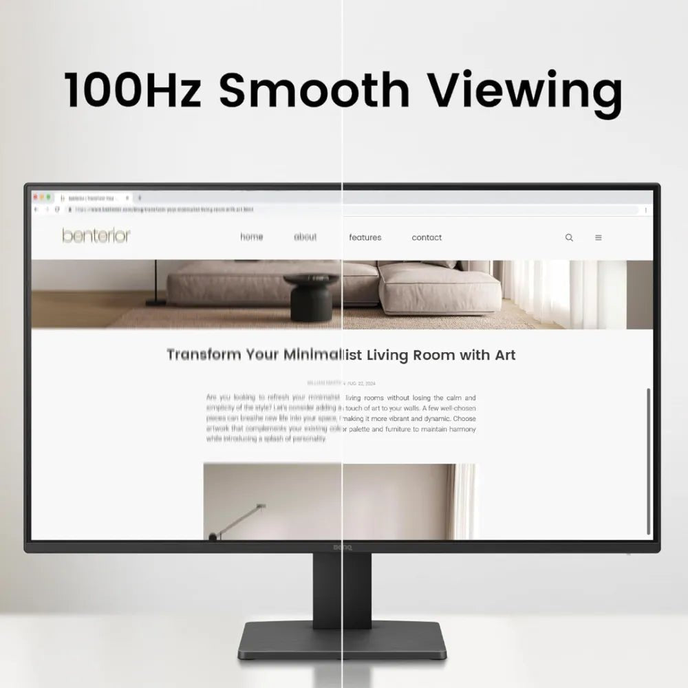 BenQ GW2791 Office Monitor 27 Inch IPS FHD 100Hz 5Ms Black - AHW Store