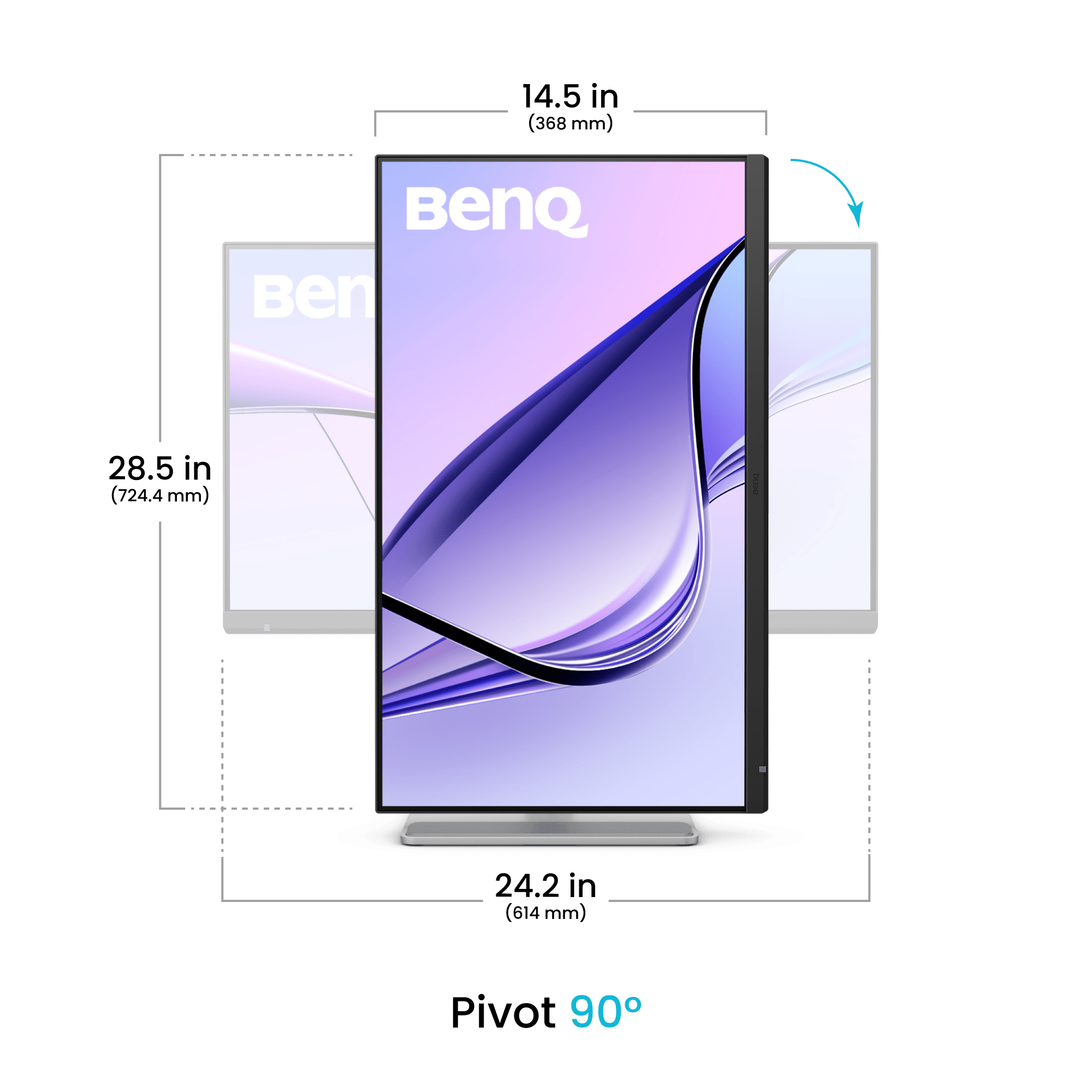 BenQ MA270S Designer Monitor For MacBook 27 Inch IPS 5K 70Hz 5Ms Built - in Speaker Silver - AHW Store