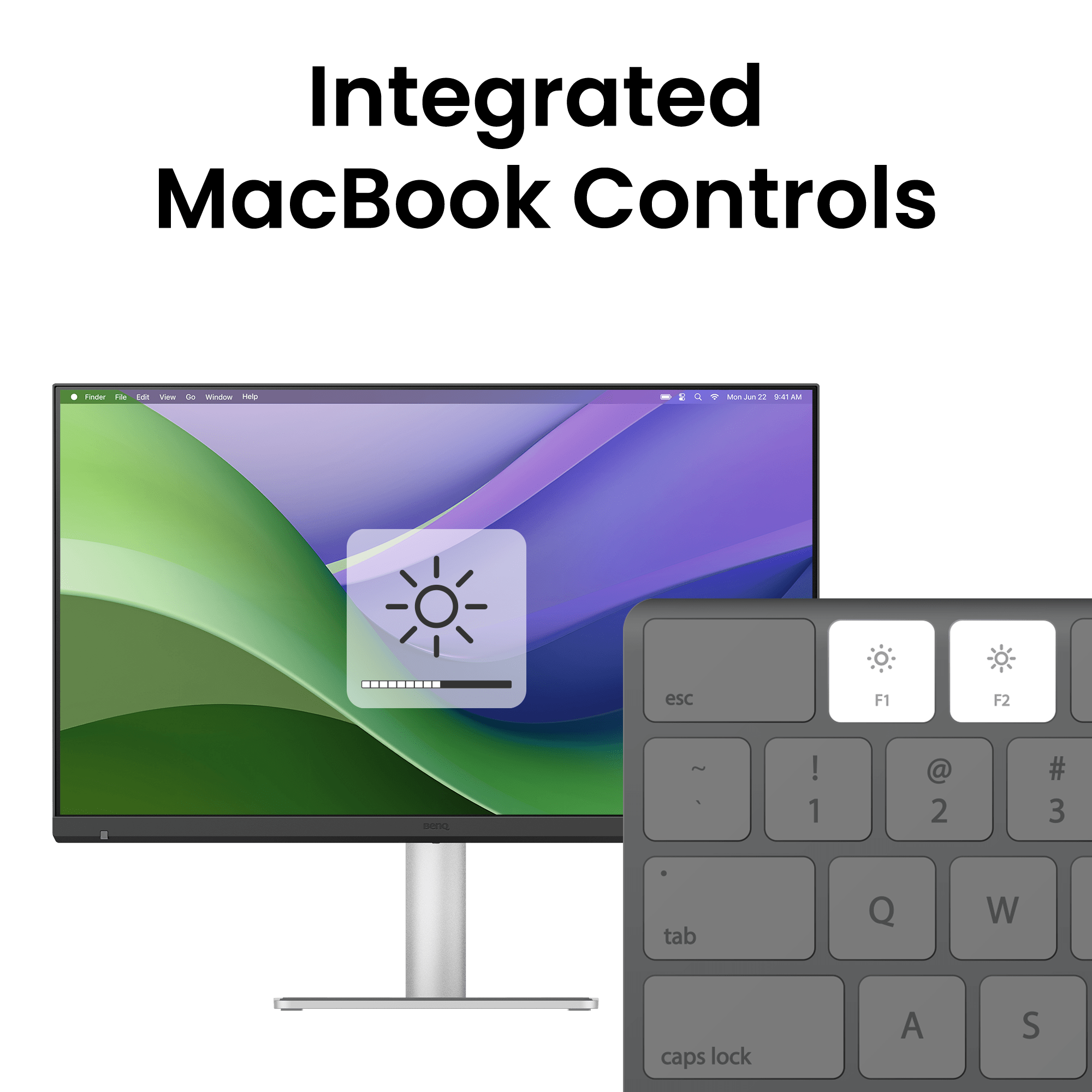 BenQ MA270S Designer Monitor For MacBook 27 Inch IPS 5K 70Hz 5Ms Built - in Speaker Silver - AHW Store