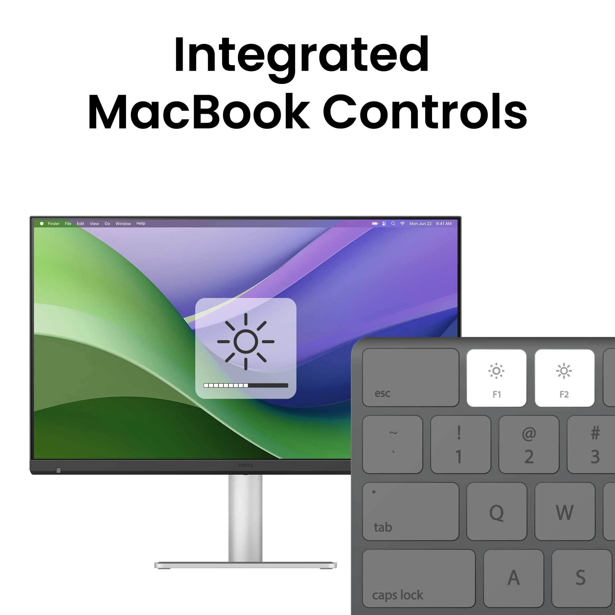 BenQ MA270S Designer Monitor For MacBook 27 Inch IPS 5K 70Hz 5Ms Built-in Speaker Silver