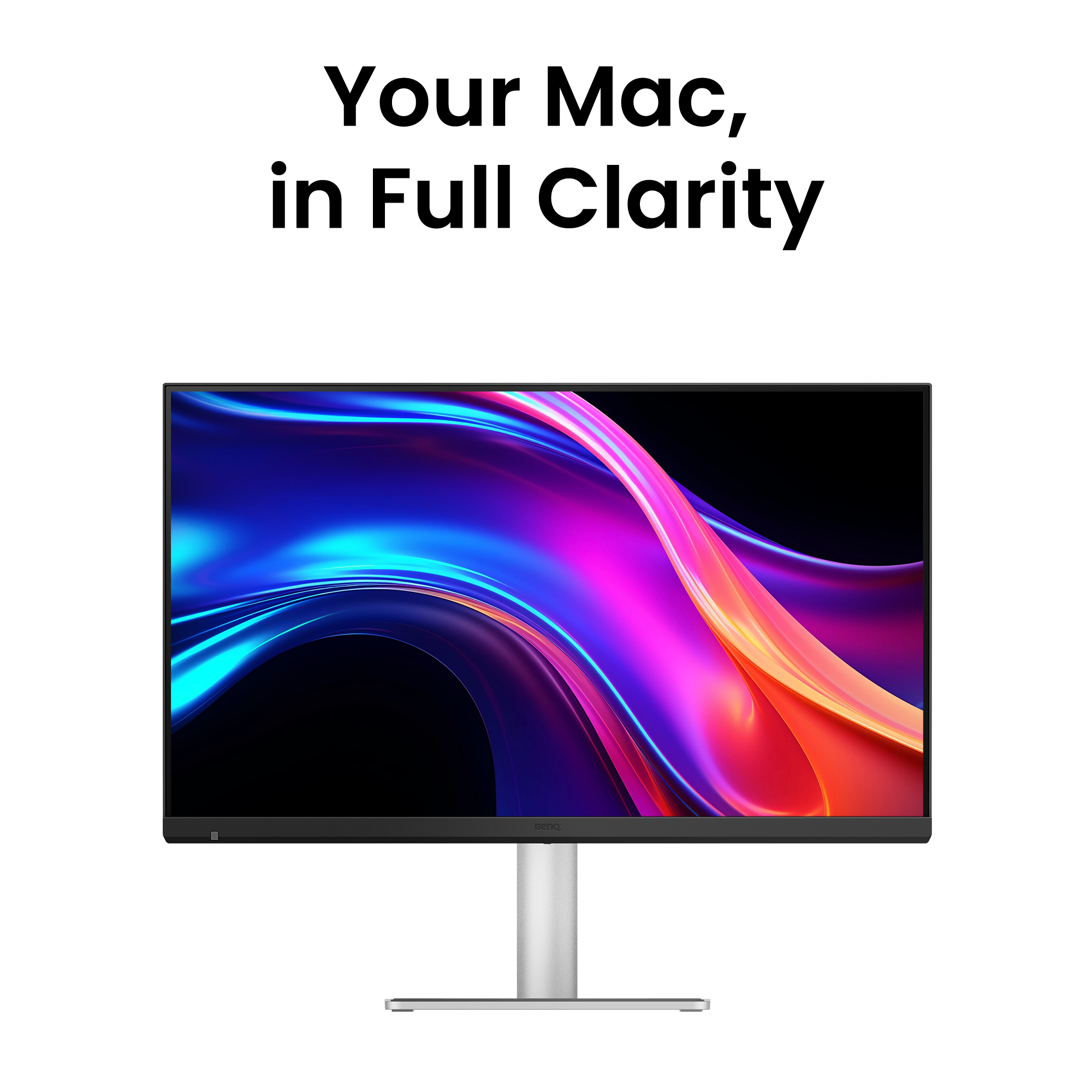 BenQ MA270S Designer Monitor For MacBook 27 Inch IPS 5K 70Hz 5Ms Built-in Speaker Silver