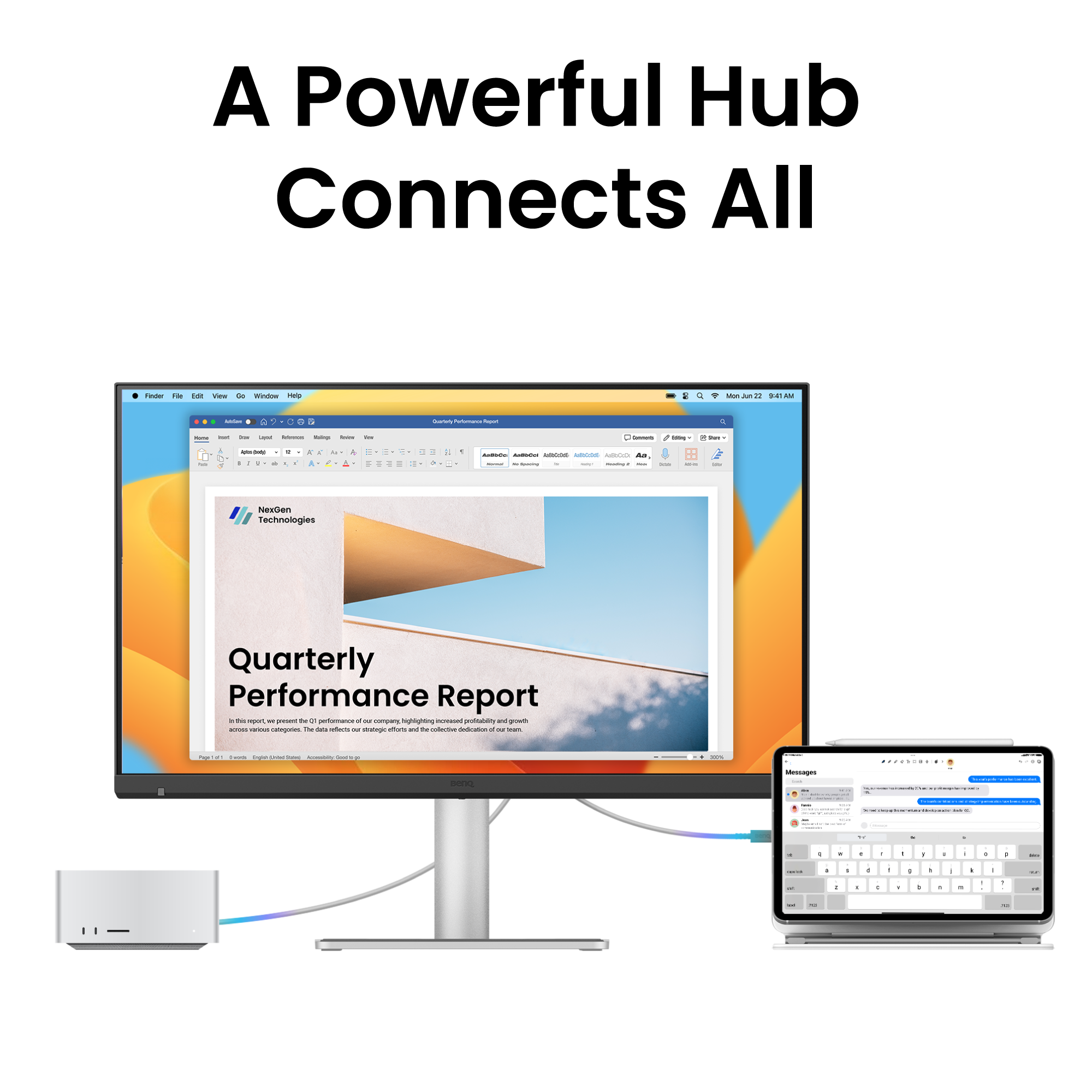 BenQ MA270S Designer Monitor For MacBook 27 Inch IPS 5K 70Hz 5Ms Built-in Speaker Silver