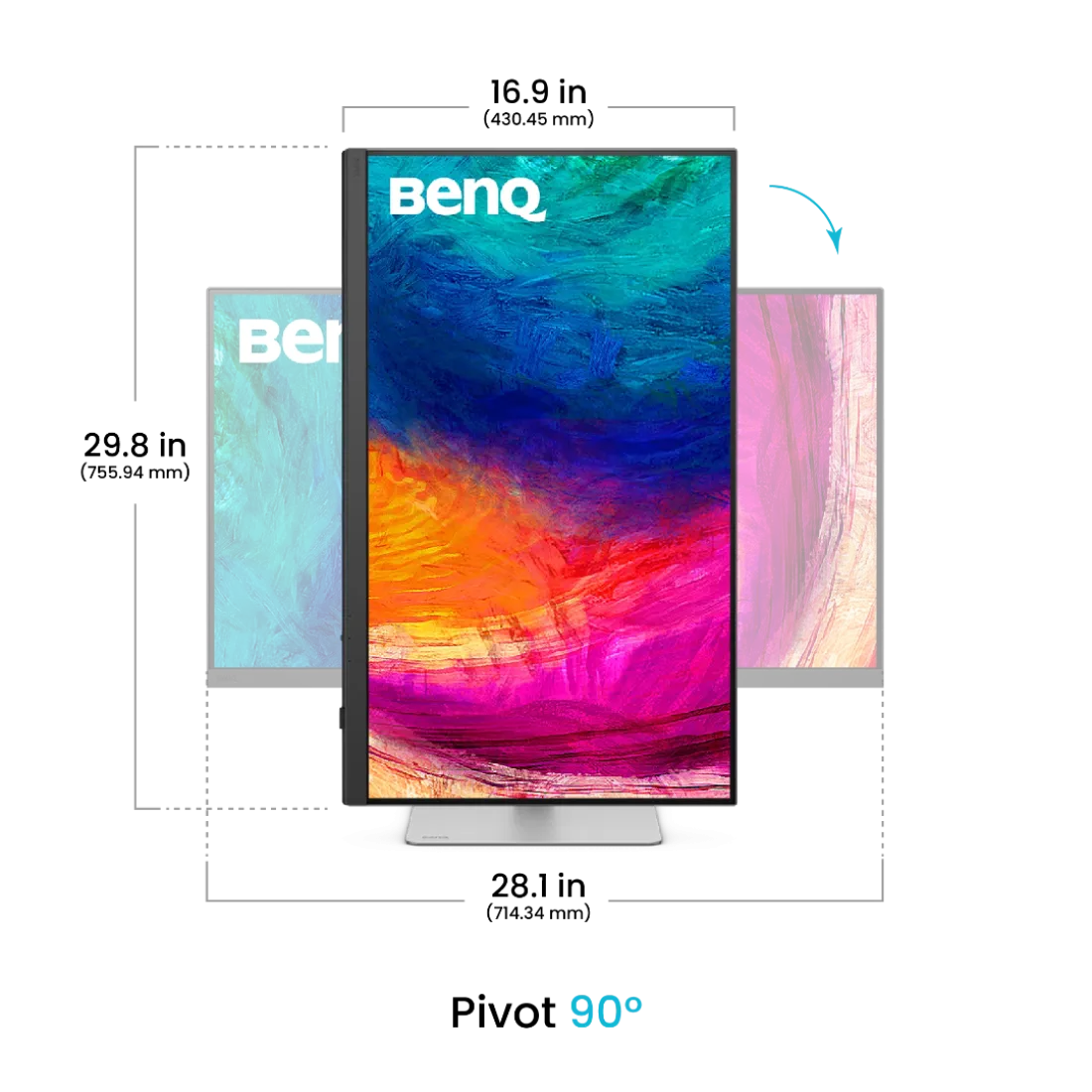 BenQ PD3226G Designer Monitor 32 Inch IPS 4K 144Hz 1Ms White