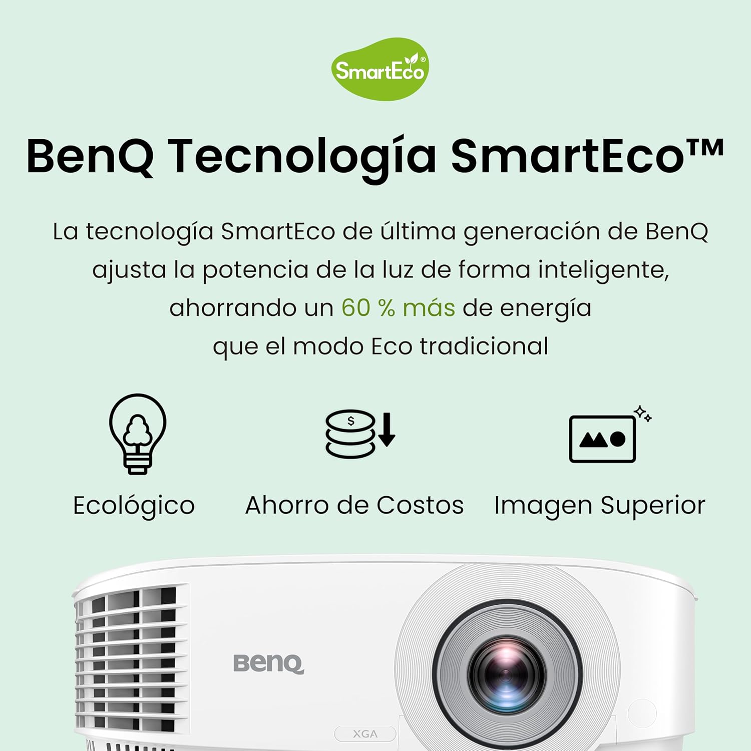 BenQ MX560C XGA Business & Education Projector 4000 ANSI Lumens DLP Technology 20000:1 High Contrast Ratio HDMI USB - A Up to 15000 Hours Long Lamp Life 10W Speaker 3D Ready - White - AHW Store