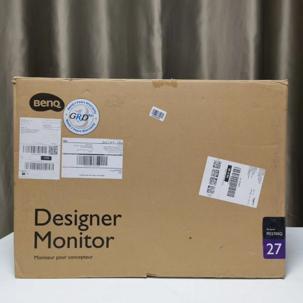 BenQ PD2705Q Designer Monitor 27 Inch IPS 2K 60Hz 5Ms Black (Open Box) - AHW Store