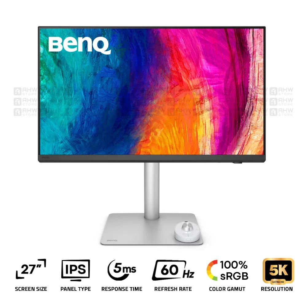 BenQ PD2730S Designer Monitor 27 Inch IPS 5K 60Hz 5Ms Black - AHW Store