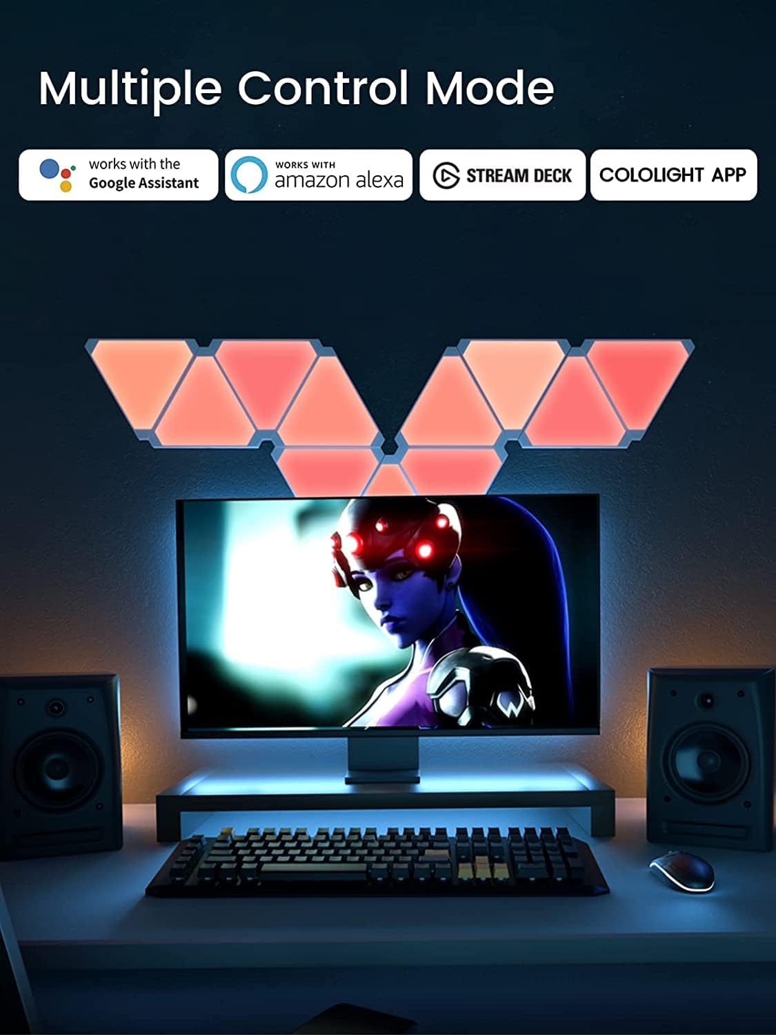 COLOLIGHT Triangle Smart Gaming Light - 6Pc - AHW Store