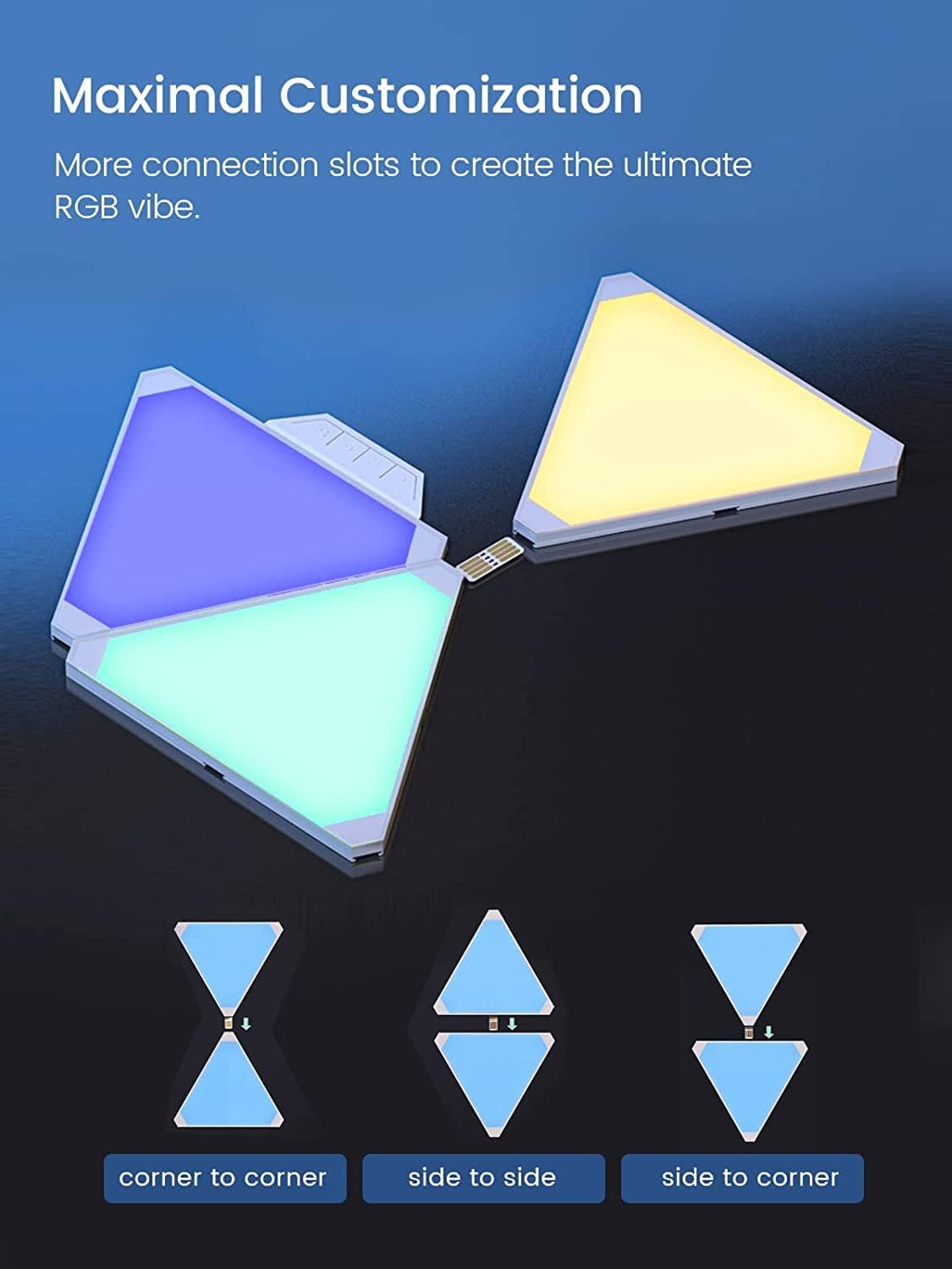COLOLIGHT Triangle Smart Gaming Light - 6Pc - AHW Store
