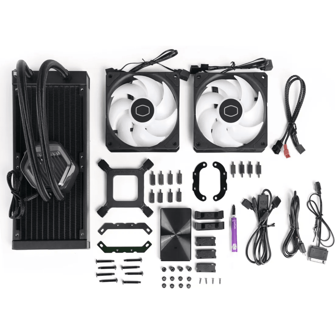 Cooler Master MasterLiquid 240 Atmos ARGB Liquid Cooler Black - AHW Store