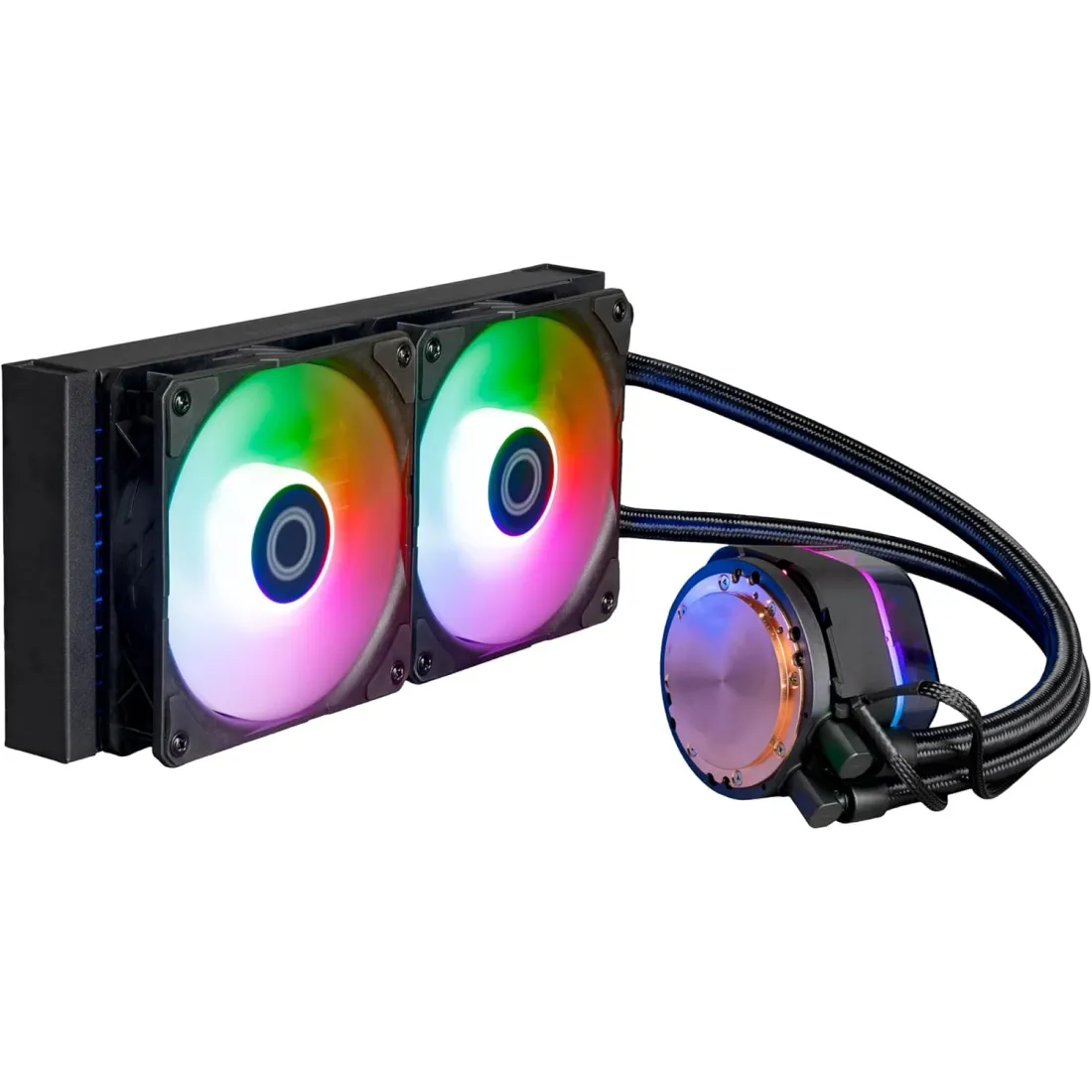 Cooler Master MasterLiquid 240 Atmos ARGB Liquid Cooler Black - AHW Store