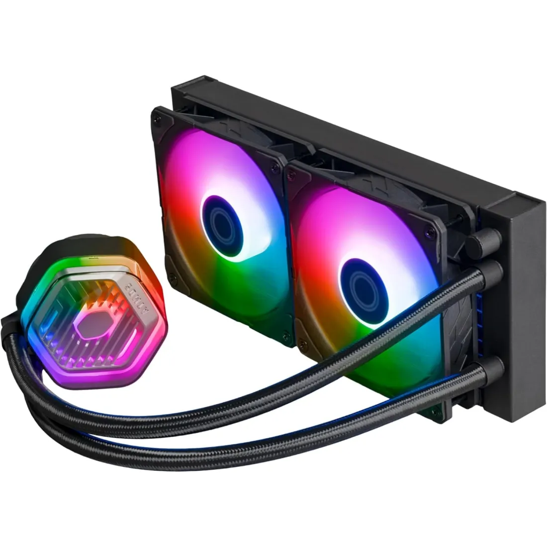 Cooler Master MasterLiquid 240 Atmos ARGB Liquid Cooler Black - AHW Store
