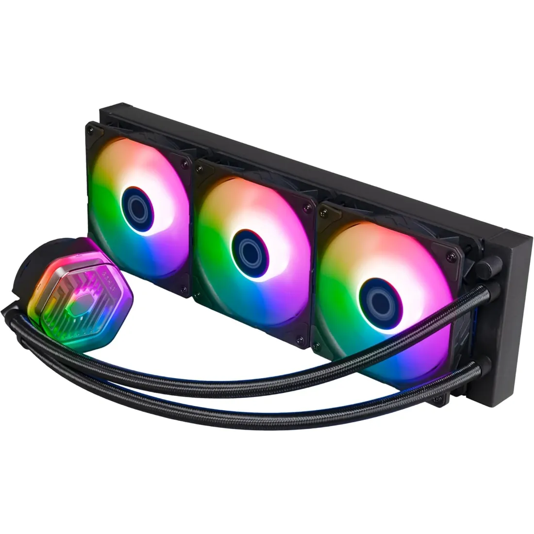 Cooler Master MasterLiquid 360 Atmos ARGB Liquid Cooler Black - AHW Store