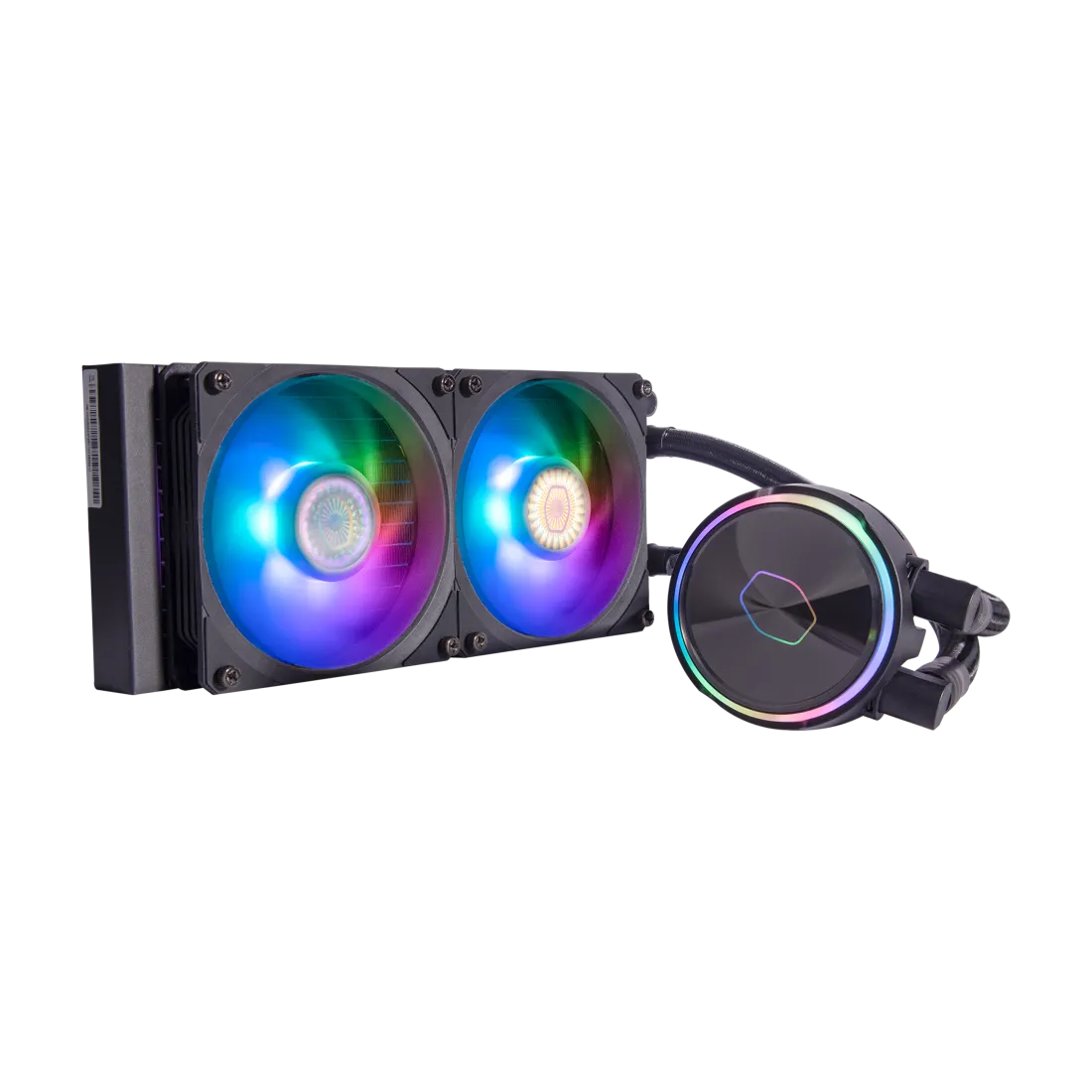 Cooler Master MasterLiquid PL240 Flux ARGB 240mm Liquid Cooler Black - AHW Store