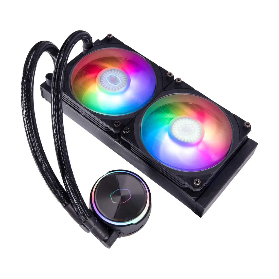 Cooler Master MasterLiquid PL240 Flux ARGB 240mm Liquid Cooler Black - AHW Store