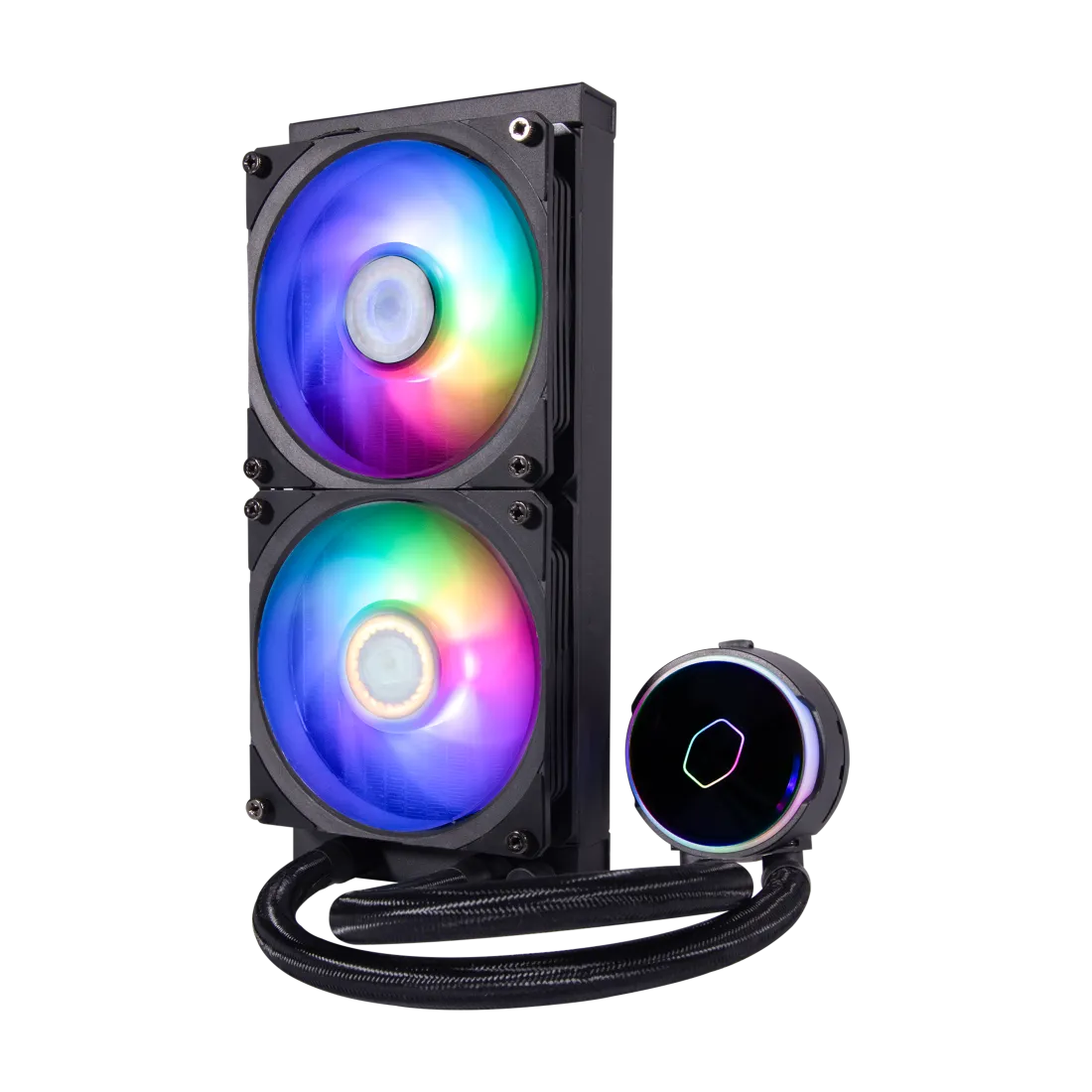 Cooler Master MasterLiquid PL240 Flux ARGB 240mm Liquid Cooler Black - AHW Store