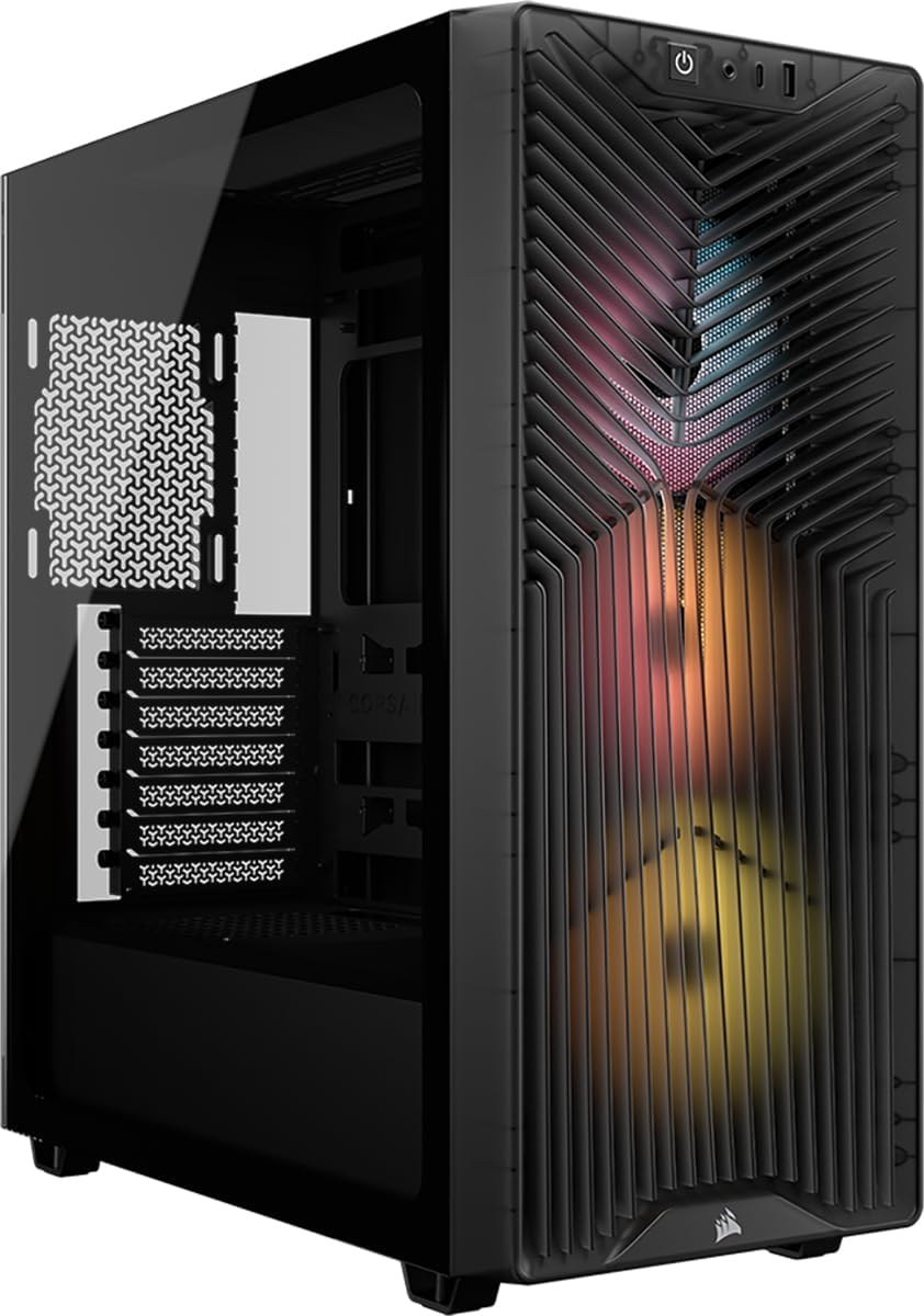 CORSAIR 3200D RS ARGB Mid-Tower PC Case Smoke - AHW Store