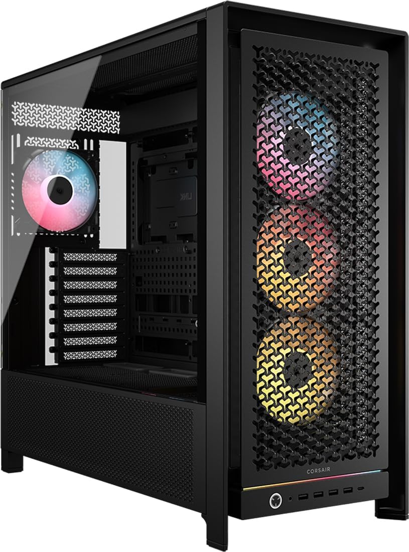 CORSAIR FRAME 5000D RS ARGB Mid-Tower Case Black - AHW Store